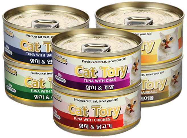 펫퍼민트 프리미엄 캣토리 고양이캔 참치와 연어 1box otw*695yk, 본상품선택, 80g, 24개