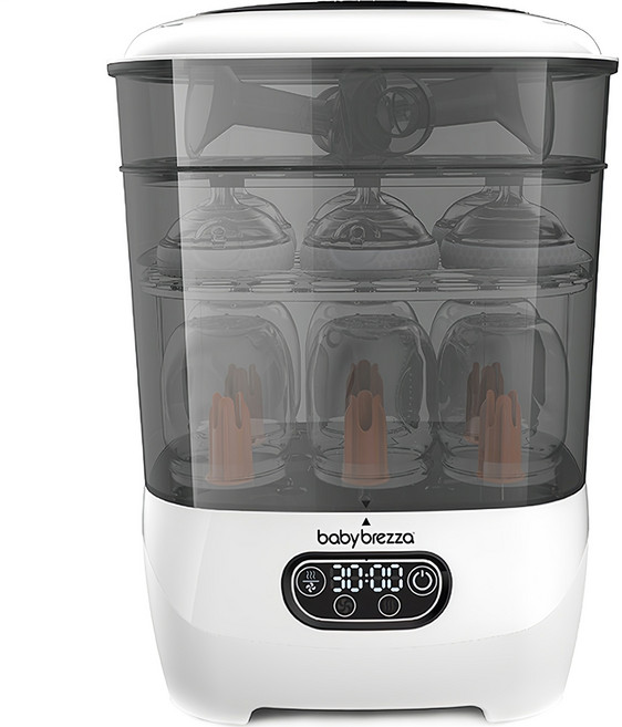 베이비브레짜 스팀 건조 젖병소독기 BRZSDA-1B, 화이트