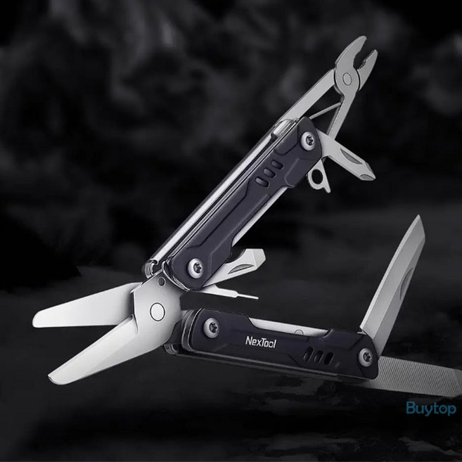 넥스툴 미니 세일러 가위 멀티툴 캠핑 다용도칼, 1개