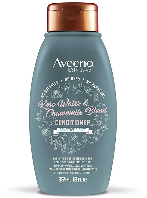 아비노 로즈 워터 & 캐머마일 블렌드 컨디셔너 센서티브 소프트, 1개, 354ml - 쿠팡