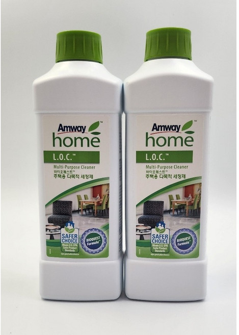 암웨이 L.O.C 바이오퀘스트 주택용 다목적 세정제 X 2개, 1L