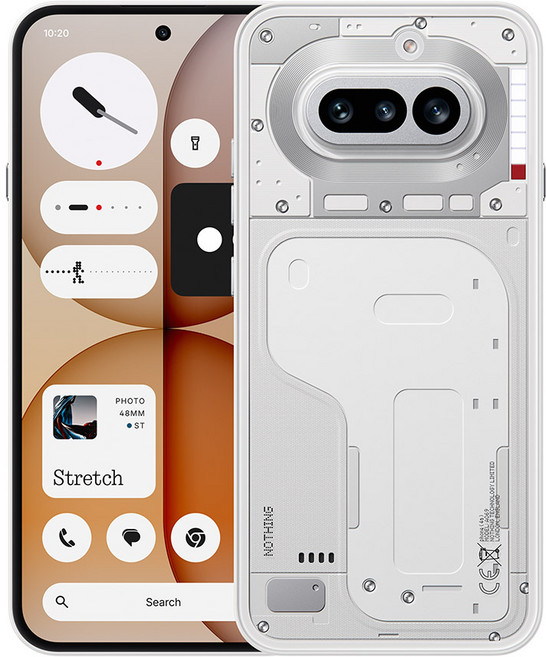 낫싱 Phone (4a) 12+256GB 케이스 포함 휴대폰 3.5배 광학줌 4K 동영상 NFC, 256GB, 화이트