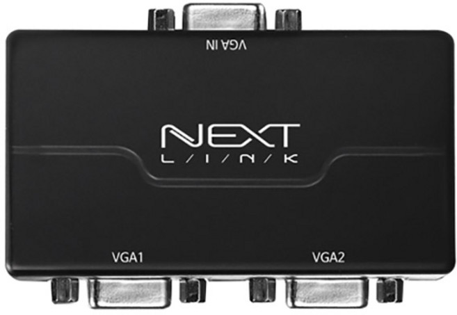 VGA(RGB) 2:1 분배기 NEXTLINK-5201VSP, 1개