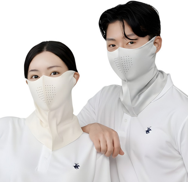 로렌드 자외선차단 숨쉬기 편한 쿨 스포츠 마스크 1+1