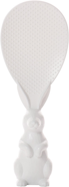 쁘띠라팡 스탠딩 토끼 밥 주걱, 1개, WHITE컬러