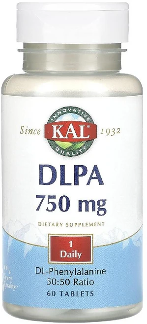 칼 DLPA KAL DL 페닐알라닌 750mg 60정, 2개 - 쿠팡