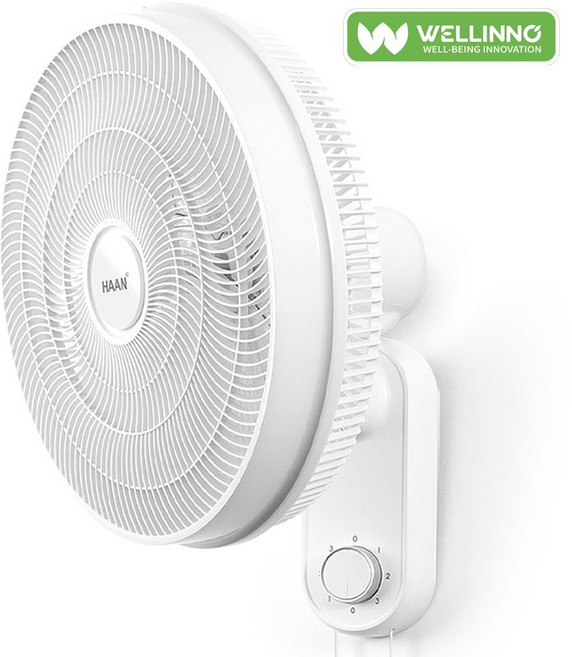 한경희 벽걸이 선풍기 써큘레이터 16인치 대형 가정용 업소용, 5엽 3단계(줄당김형)