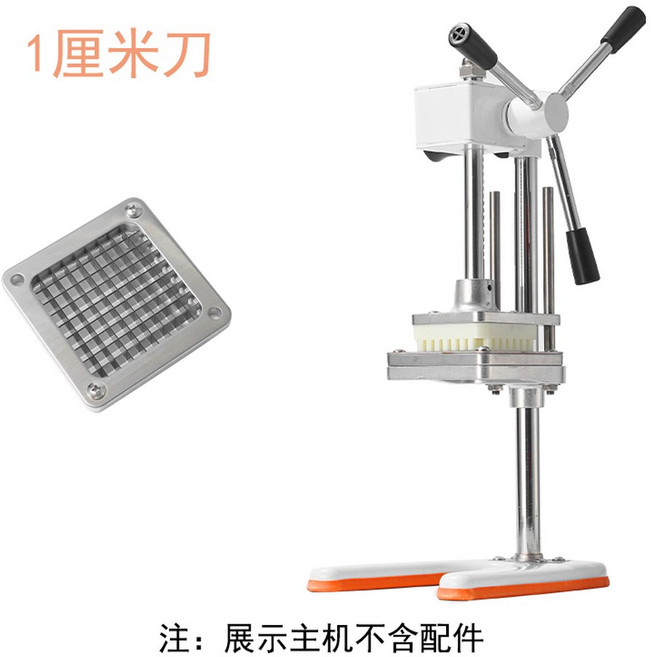 업소용 수직 컷팅기 형 말린 감자튀김 41형 가래떡 가정용 보호 튀김 두꺼운, 11 흰색 수직 절단기에 10밀리미터 칼 한 쌍을 맞추