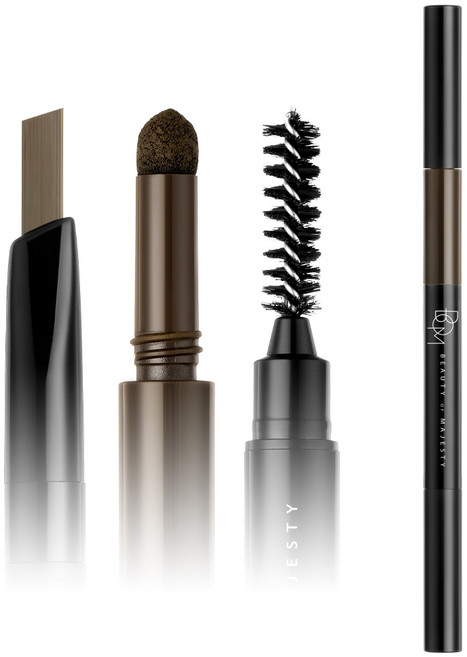 비오엠 3in1 트리플 엣지 아이브로우 3color, #02 DARK BROWN_다크 브라운, 1개