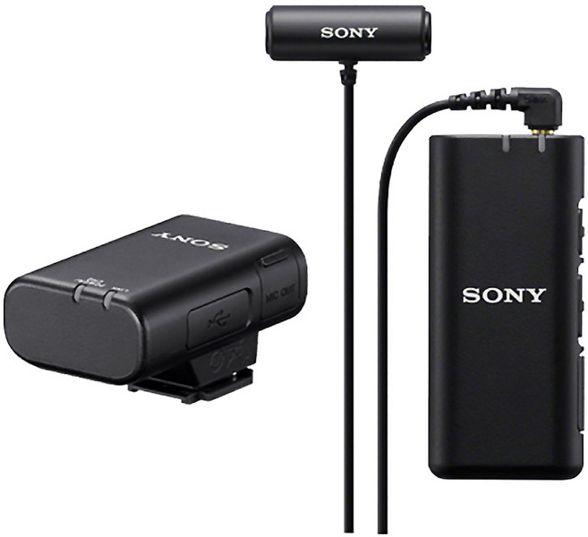 소니정품 ECM-W2BT 무선마이크 + ECM-LV1 스테레오 핀마이크 페키지