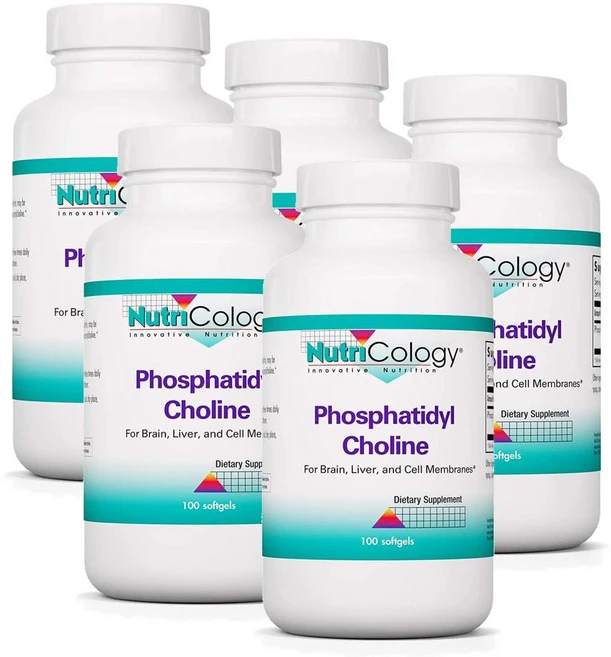 뉴트리콜로지 포스파티딜 콜린 인지질 Nutricology Phosphatidyl Choline, 5개, 100정 - 쿠팡