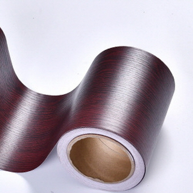 몰딩 우드 걸레받이 필름 시트지, 레드월넛