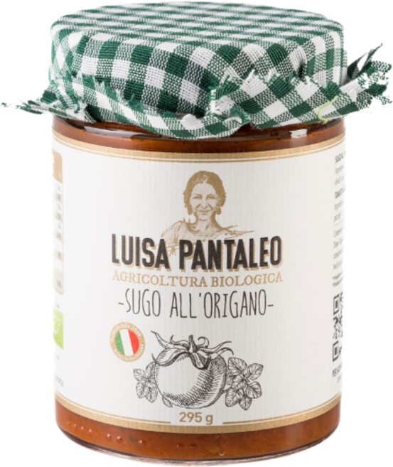 루이사 판탈레오 유기농 오레가노 토마토 소스 Luisa Pantaleo, 1개, 500g