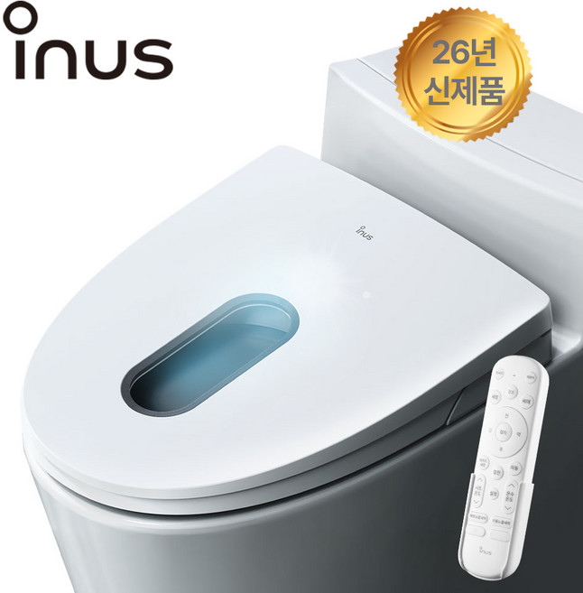 이누스 강력고압분사 4X자동노즐청소 완전직수 안심윈도우 리모컨 방수비데, 단순배송상품, Gen 2.0 S2+