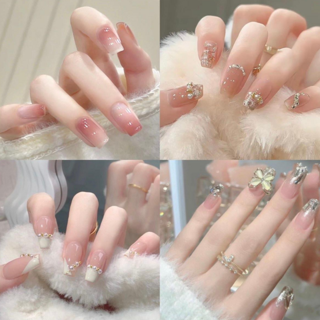 우솔 UKI 붙이는 네일 셀프 네일팁 인조손톱 4종타입 x 24p 총 96p, 1개, 2번세트