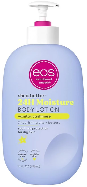 Eos 시어 베터 바디 로션 바닐라 캐시미어 473ml, 1개 - 쿠팡