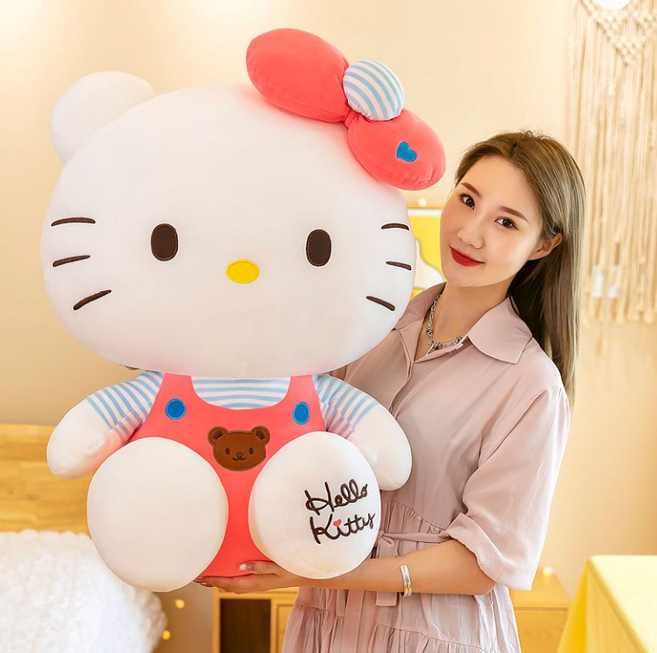 헬로키티 귀요미 인형 아동 쿠션 걸 선물, 1개, 핑크, 75cm