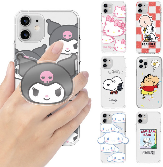 갤럭시버디4 케이스 SM-A166 캐릭터 스마트톡 투명젤리 케이스