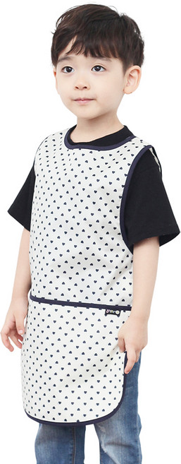 아동 민소매 방수 앞치마 / 미술가운