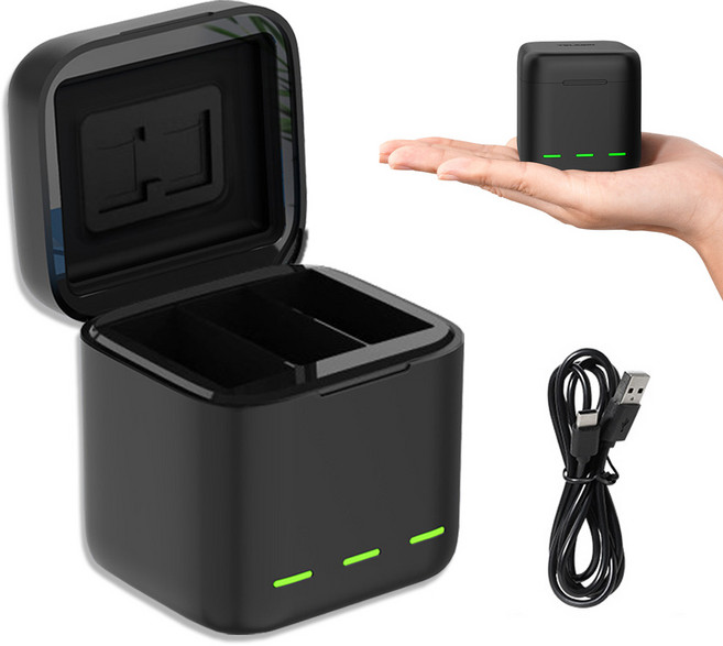 고프로 12 11 10 9 충전기 텔레신 트리플 큐브, 상세정보참조, 1개