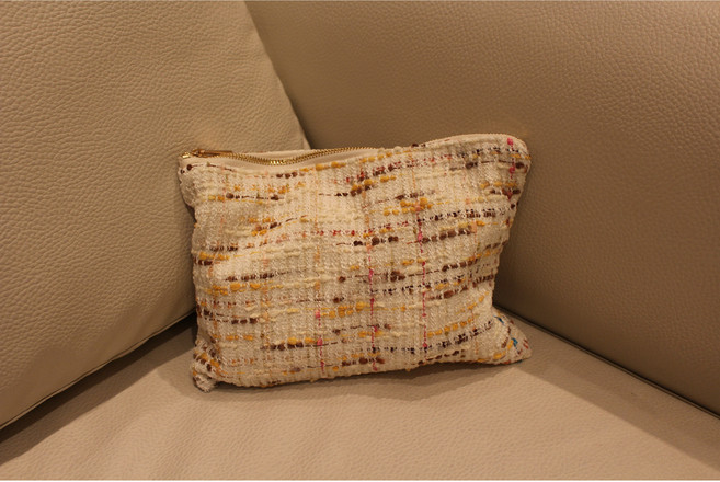 [제이미컴퍼니] 트위드 파우치 겸 클러치 (2가지 컬러)