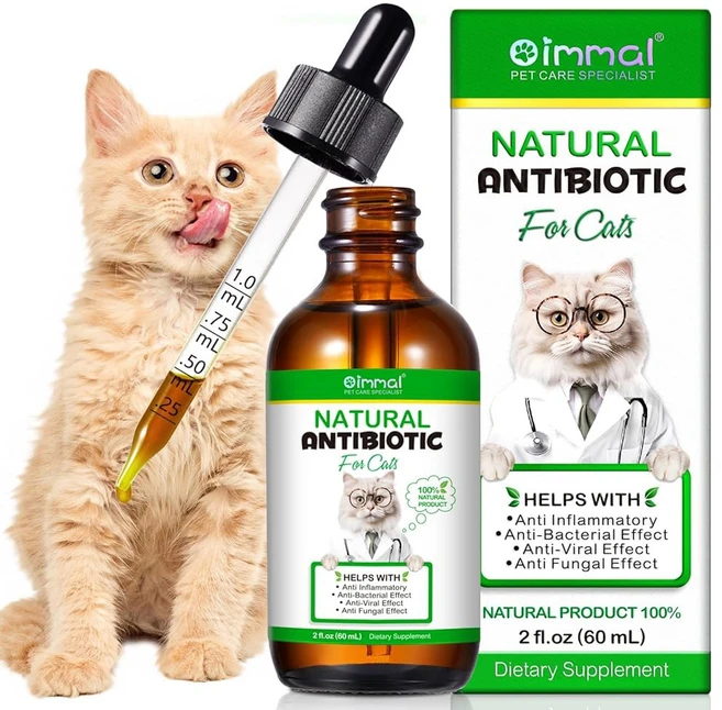 감염을 위한 고양이 항생제 고양이를 위한 천연 항생제 고양이 종합 비타민 액체 고양이 항생제는 면역 및 고양이 알레르기 가려움 완화를 지원합니다 애완용 항생제 보충제 닭고 - 쿠팡