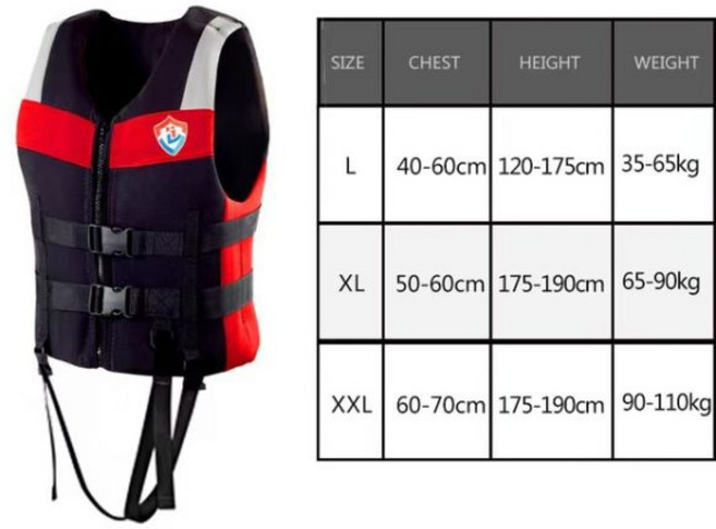 중량조끼 턱걸이중량조끼 헬스중량조끼 20kg 10kg 카약 구명 조끼 전문 수영 서핑 성인 표류 모터 보트 부력 재킷 야외 풍선 의류, XL, Red Black