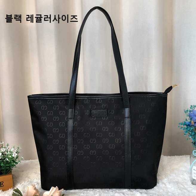 심플 옥스퍼드 숄더백 워터프루프코리아 대용량 캔버스 토트백 여성 토트백