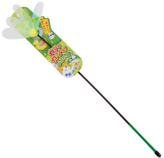 캐티맨 - 카샤카샤 스틱 고양이 장난감, 새 1p, 1개