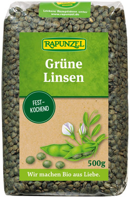독일 라푼젤 유기농 그린 렌틸콩, 4개