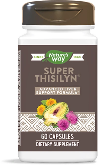 네이쳐스웨이 수퍼 시실린 밀크씨슬 추출물 7가지 복합 식물성 포뮬라 + 알파 리포산, 1개, 60정 - 쿠팡