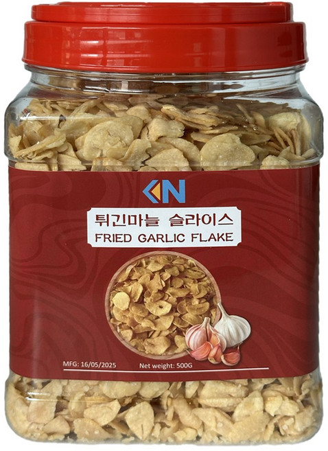 베트남 튀긴마늘 슬라이스 마늘후레이크 fried garlic flake, 500g, 1개