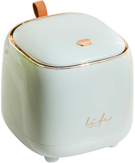 엠프린스 원터치 미니 휴지통 책상 화장대 테이블 쓰레기통, 민트