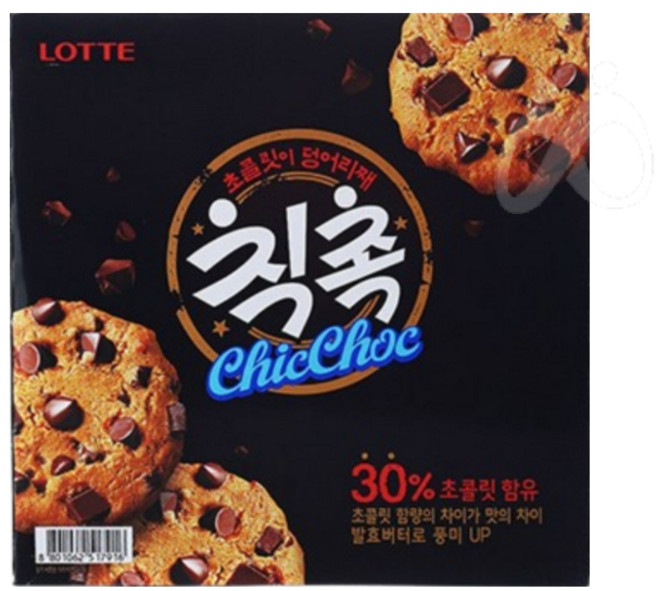 롯데웰푸드 칙촉 오리지날, 180g, 8개