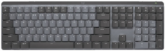 로지텍 MX 메카니컬 적축 무선키보드, 그래파이트, 일반형