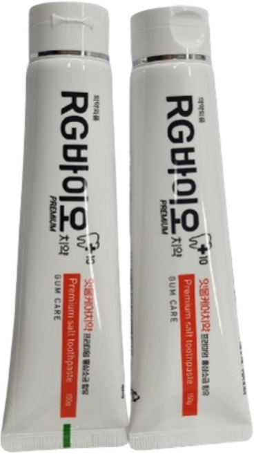 RG바이오 잇몸케어치약 홍삼소금 함유 150g x 2개, 180g