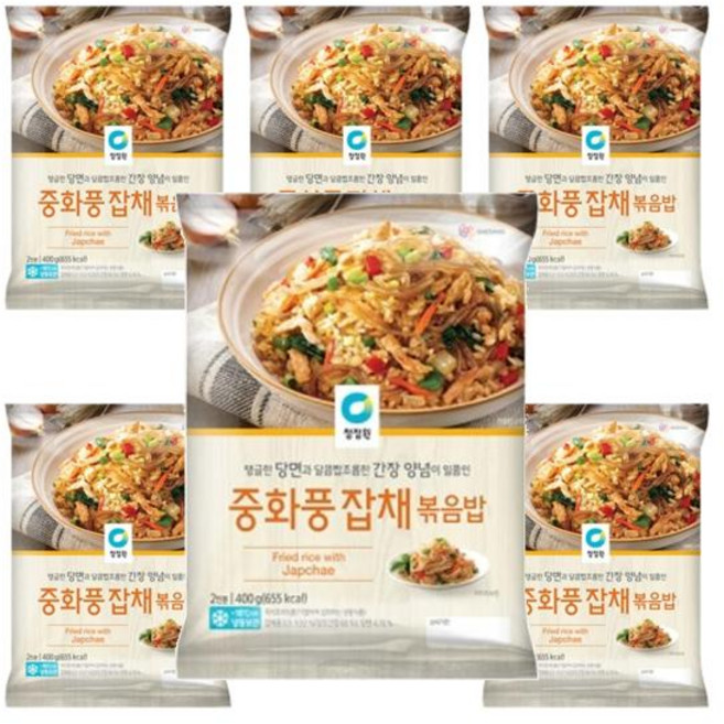 정원 청정원 중화풍 잡채볶음밥 400g 6개