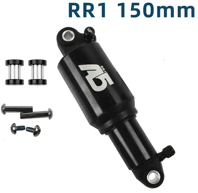 MTB 리어 쇼크 솔로/듀얼 에어 서스펜션 125/150/165/190mm 자전거 압력 흡수기 사이클링 부품, 04 RR1 Double Air 150mm, 04 RR1 Double Air 150mm, 한개옵션1