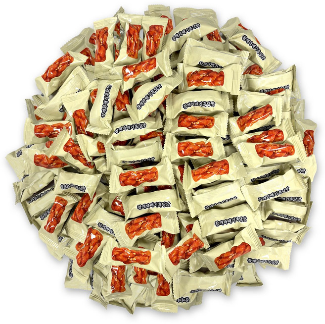 참깨꽈배기 흑당맛 미니꽈배기, 120개, 6.6g