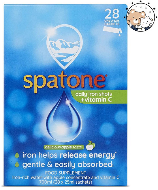 액상철분 28포 비타민C함유 빠르고 젠틀한 흡수 영국 프리미엄 자연 원료 스파톤, 1개, 700ml