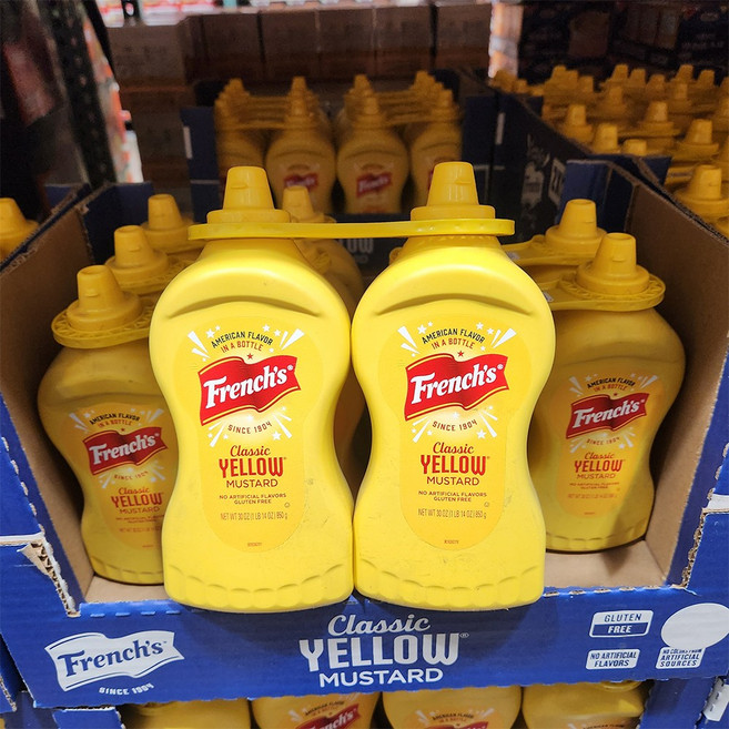 프렌치 클래식 옐로우 머스타드, 850g, 2개