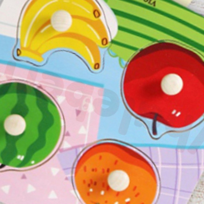 과일 원목퍼즐 나무퍼즐 어린이날선물 원목꼭지퍼즐 1살아기선물 아기꼭지퍼즐 돌아기선물