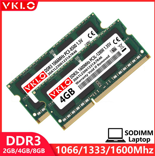 DDR3 DDR3L 2GB 5V 1333 PC3 35V 1066 8GB 10600 12800 메모리 4GB 노트북 PC3L 1866MHZ 1600 8500 SO, 05 DDR3L 4GB 1066 1.35V