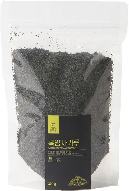 느으림 건강하게 두 번 볶은 흑임자가루, 1개, 300g