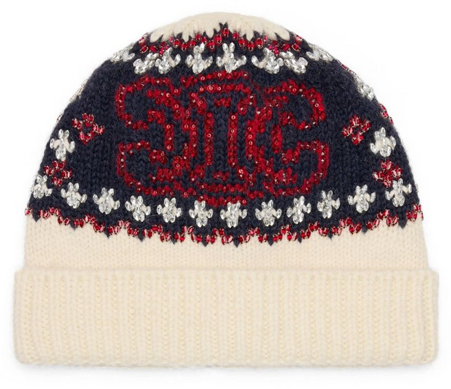 셀린느 인타르시아 니트 비니