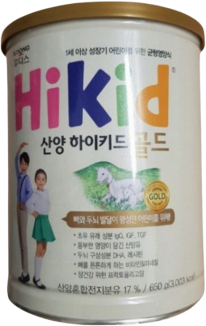 후디스 NEW 산양하이키드 골드 650g, 1개