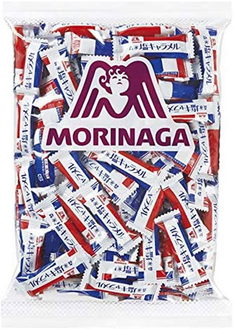 일본과자 일본캐러멜 모리나가제과 소금캐러멜 대용량팩 557g, 1개