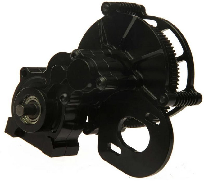 센터 기어박스 트랜스미션 박스 모터 기어 크롤러 자동차 축 방향 부품, 1개, 2. Gearbox