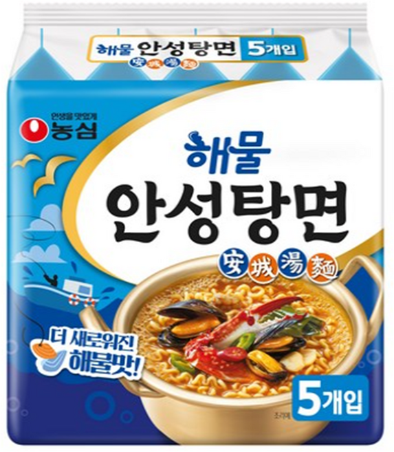 안성탕면 해물맛 112g, 35개