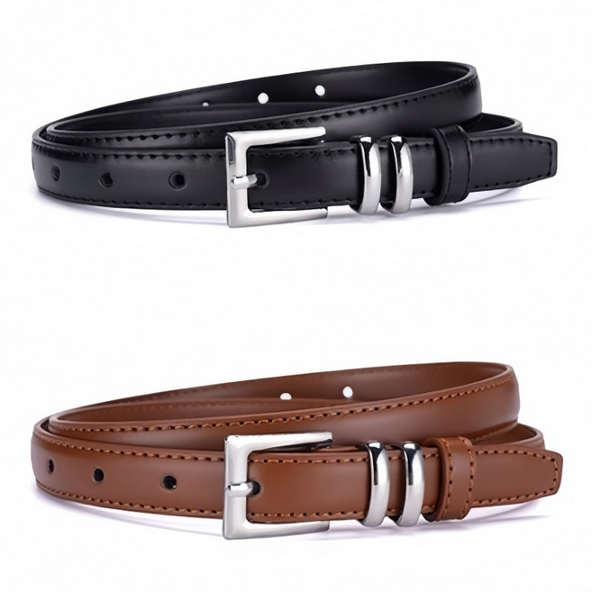 1+1 여자 벨트 심플 청바지 벨트 여자